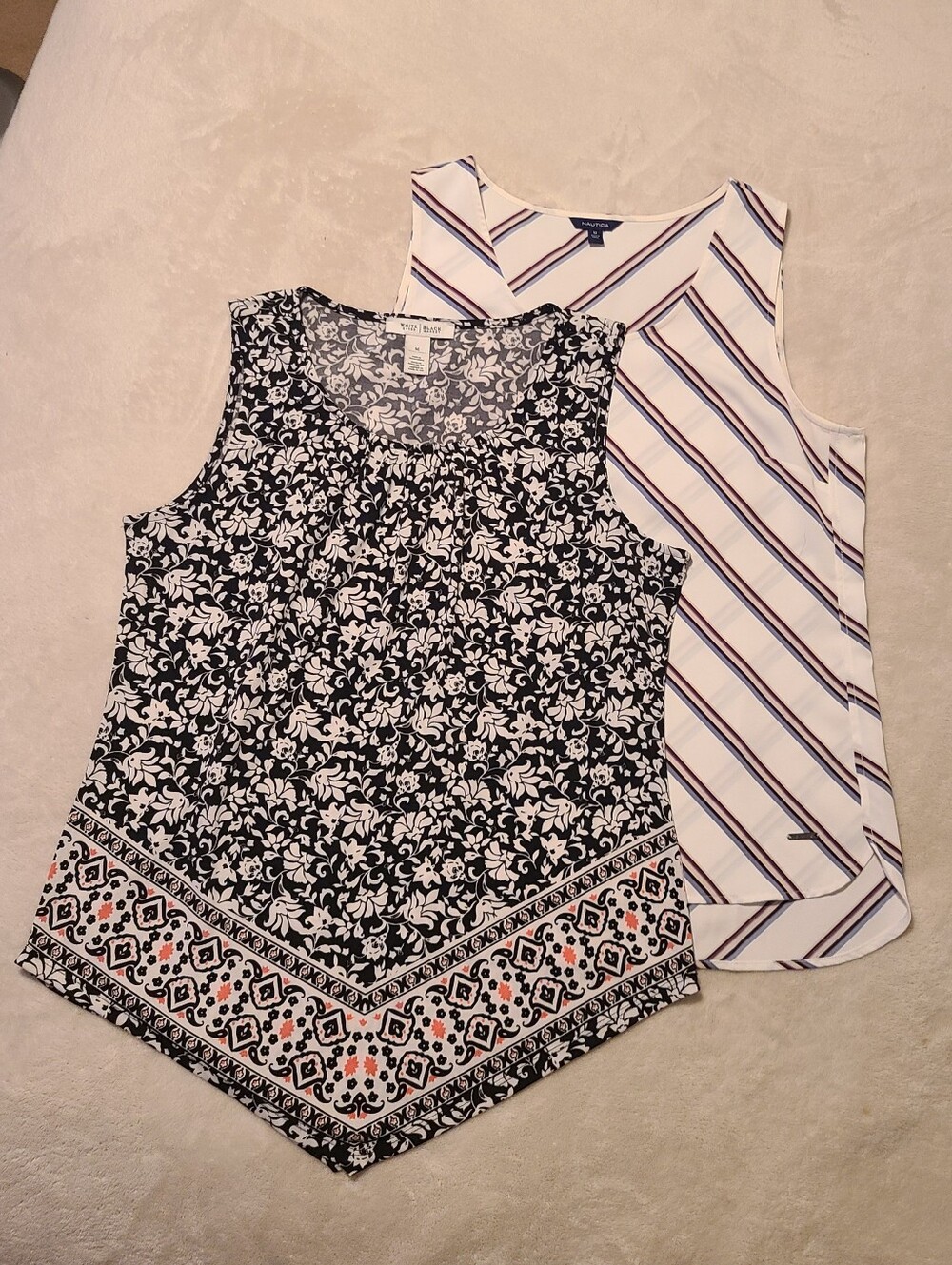 2 Nautica and WHBM Tank tops Size M Carrer Wear Workwear